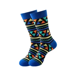 Vibrant Diagram-Themed Socks