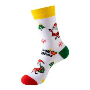 Vibrant Christmas-Themed Socks