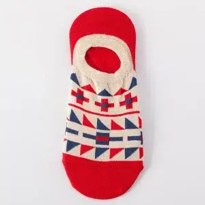 Vibrant No-show Socks