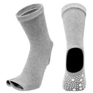 Open Heel Yoga Toe Socks