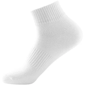 Custom Classic Ribbed White Calf Socks