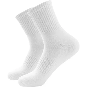 Custom Terry Crew Socks With Elastic Ribbon