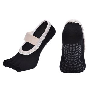 Women Lace Ballet Socks With Straps