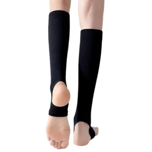 Custom Open-Heel Stirrup Calf Sleeves