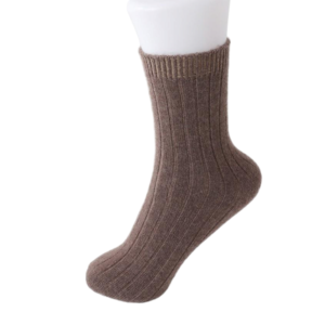 Custom Ribbed Cashmere Socks