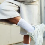 white crew socks trend outfit TikTok street style