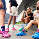 crocs with socks outfit street style guide